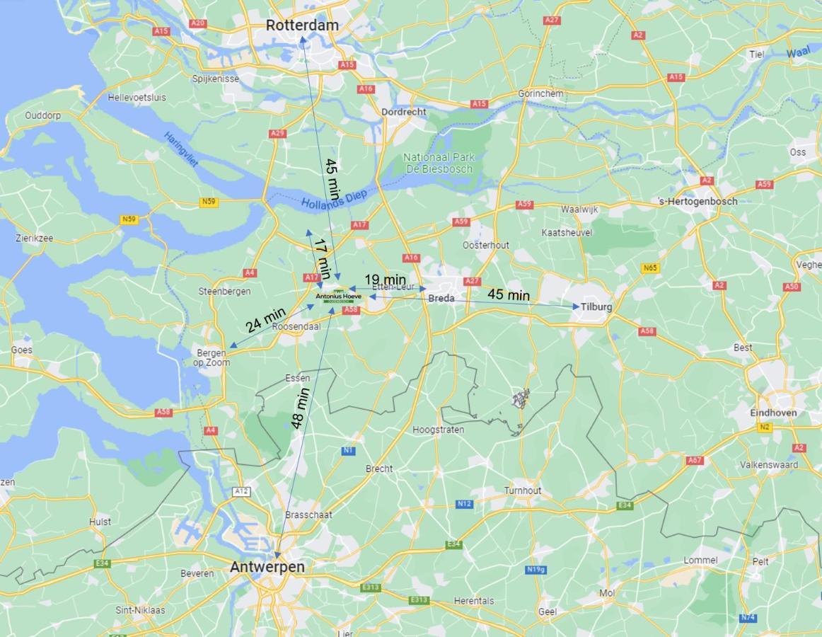 Antonius Hoeve Chalets Oudenbosch Екстериор снимка